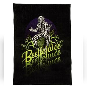 Beetlejuice  Coral Fleece Throw Blanket